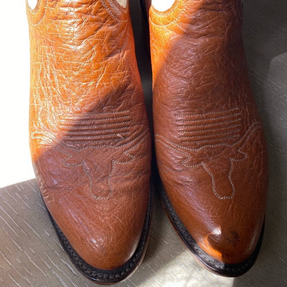 Lucchese mens texas longhorn boots - Picture 5 of 6
